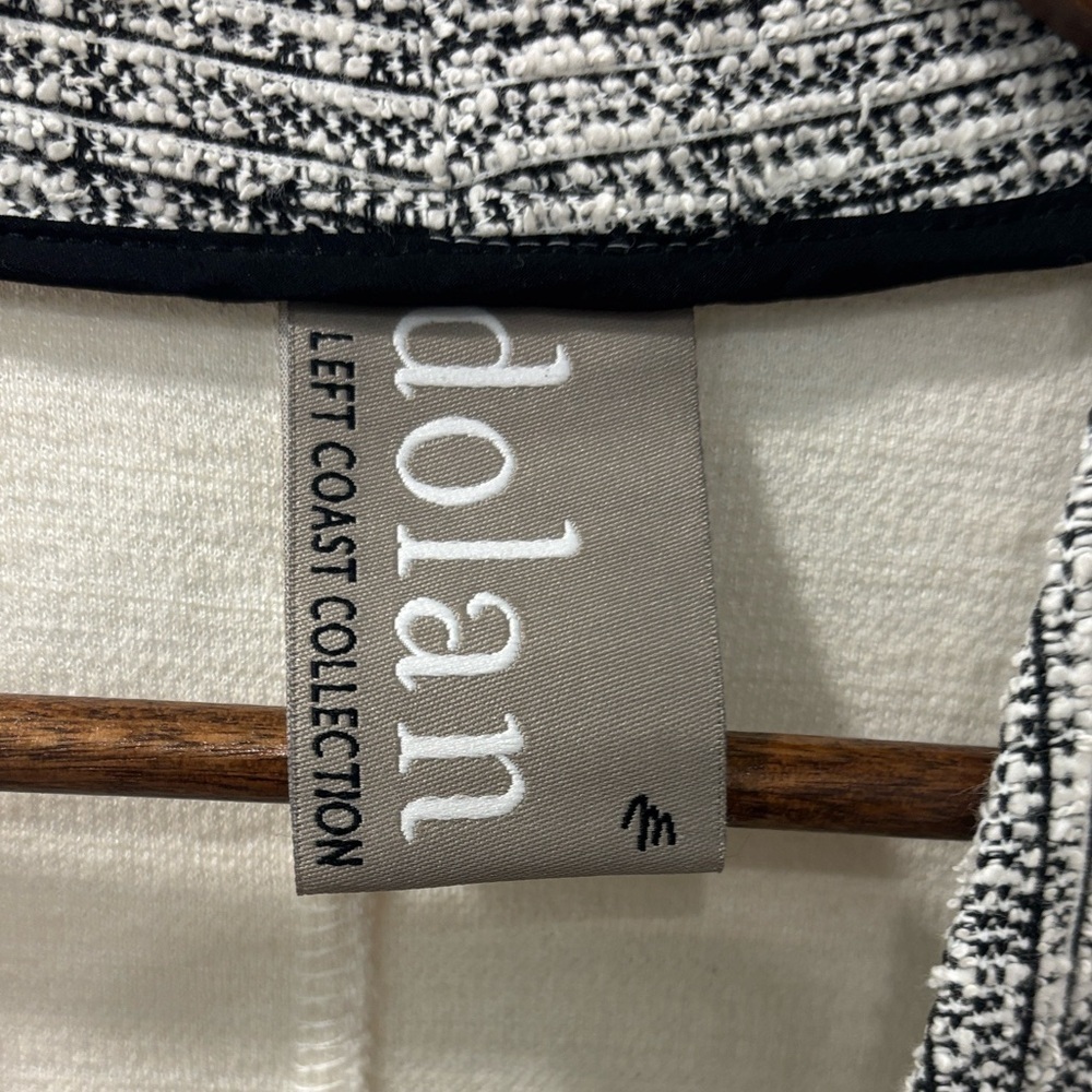 Anthropologie Dolan Left Coast Sheridan Open Front Blazer Size Medium Off White - Picture 4 of 8